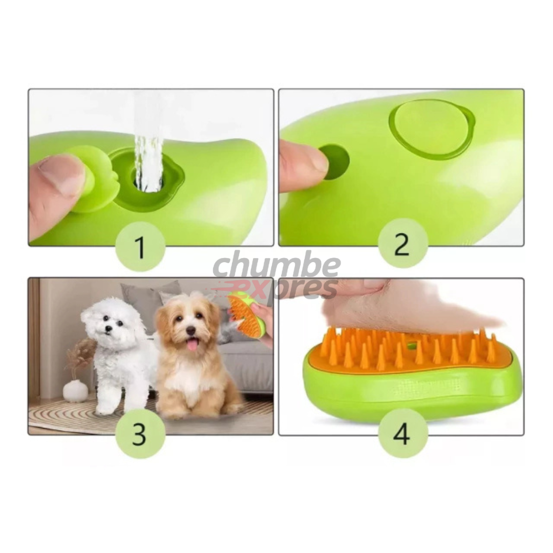 CEPILLO DE VAPOR PARA MASCOTAS 🐱🐶