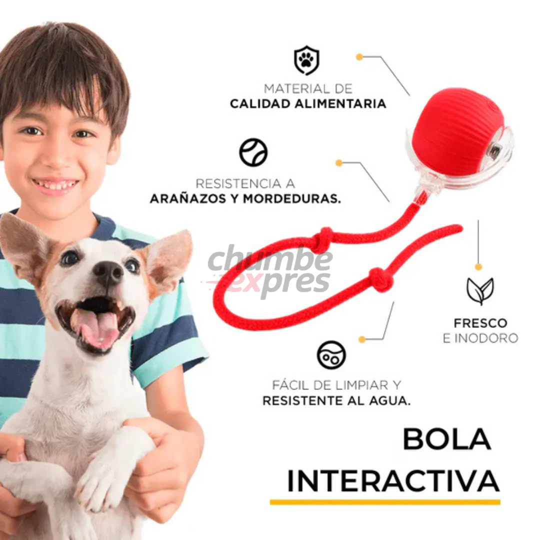 BOLA INTERACTIVA INTELIGENTE PARA PERROS Y GATOS